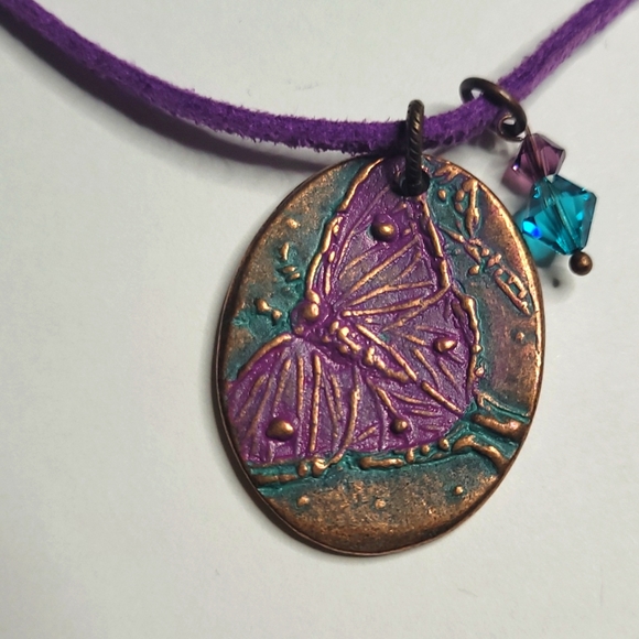 🦋HAND-CRAFTED NECKLACE - Picture 3 of 5